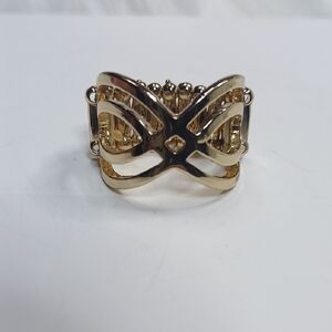 Paparazzi Gold Infinity Ring Strech